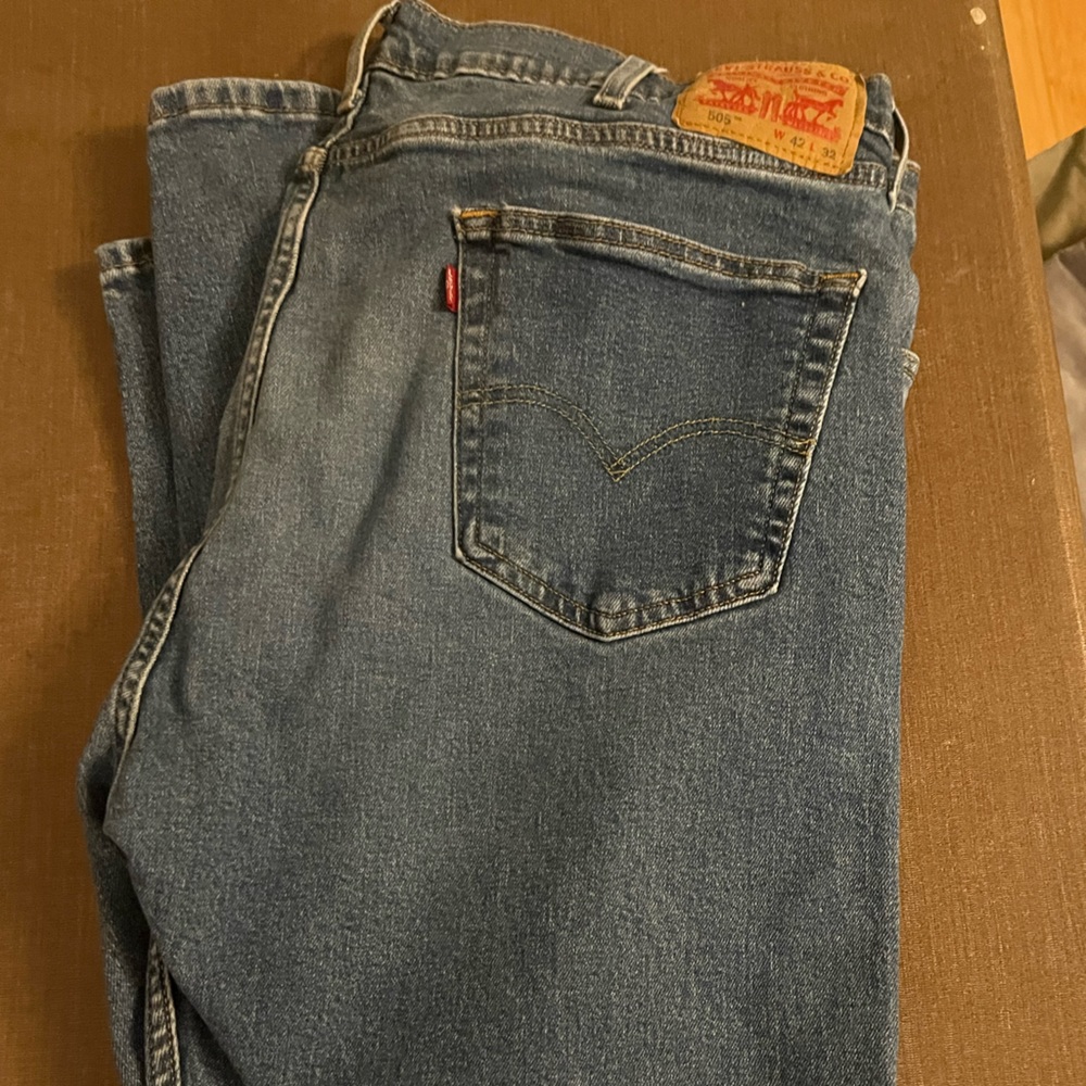 Levi’s 505 Blue Jeans size 42x32